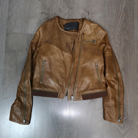 Vintage Yigal Azrouel Leather Moto Biker Jacket - Picture 8 of 12